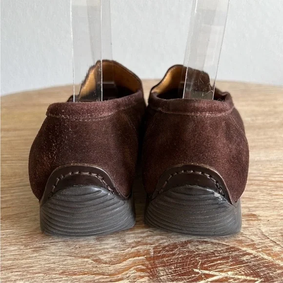 Bally Brown Suede Loafers Size 6 - Picture 4 of 6